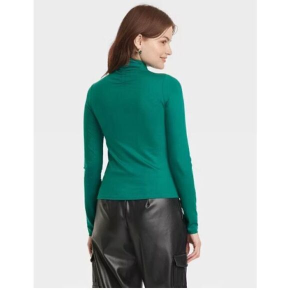 Ruched Mock Turtleneck Long Sleeve  A New Day bundle of… - Picture 3 of 10